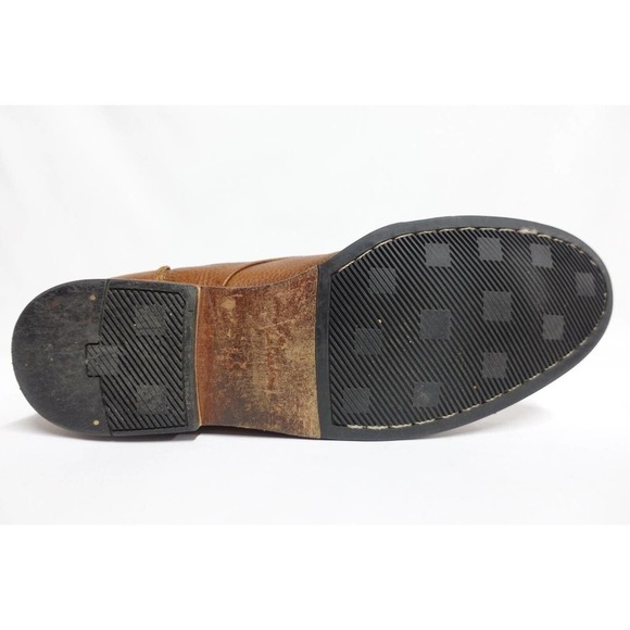 CLARKS Men Chukka Boots 3-Eye Leather Brown Sz 10 M Medium Ankle - Picture 6 of 10